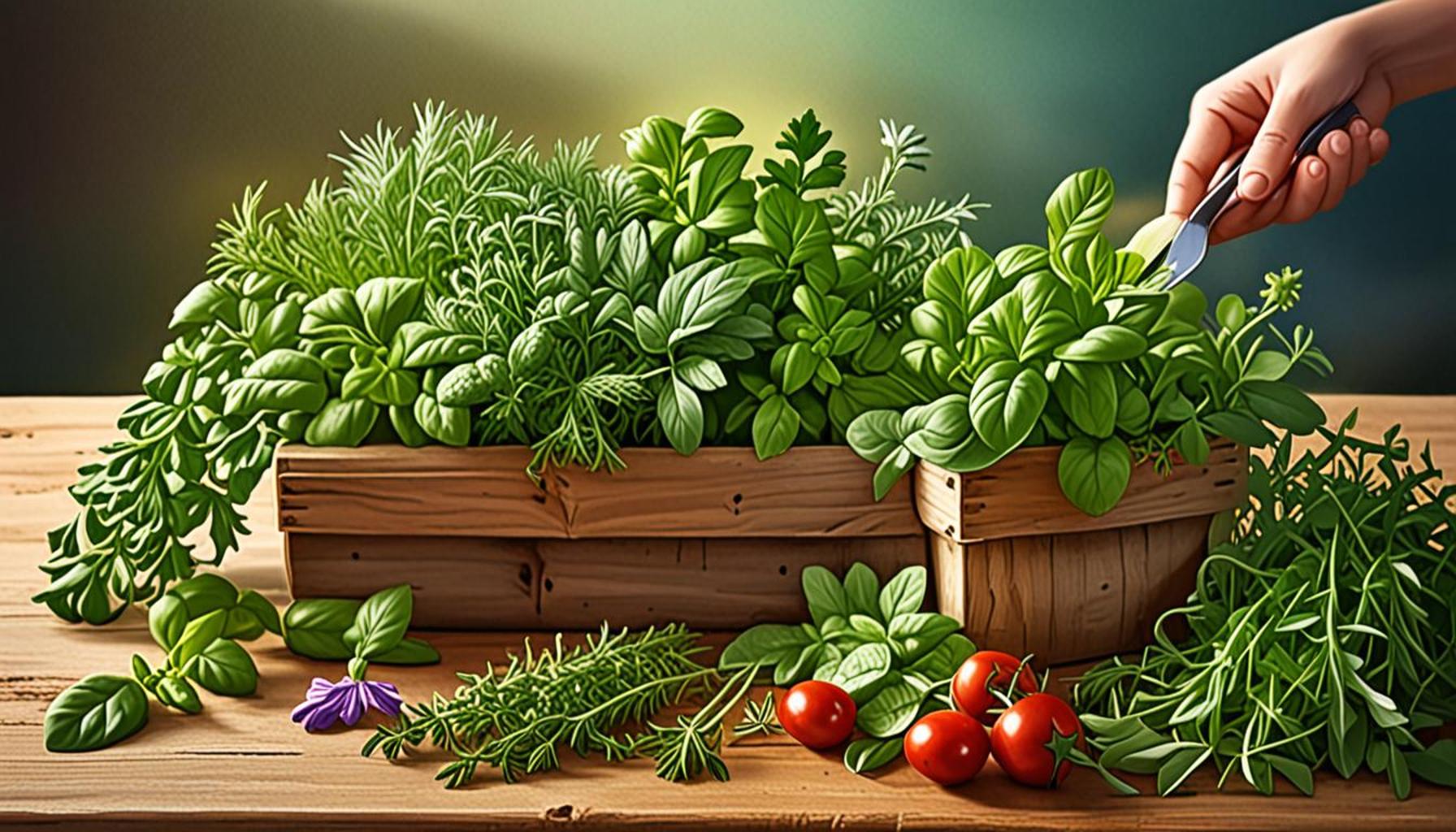 Tips for Harvesting Fresh Herbs: The Right Time and Essential Techniques